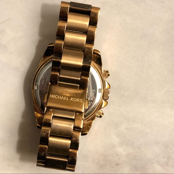 Michael Kors Ritz Rose Gold-Tone Watch - Picture 3 of 4